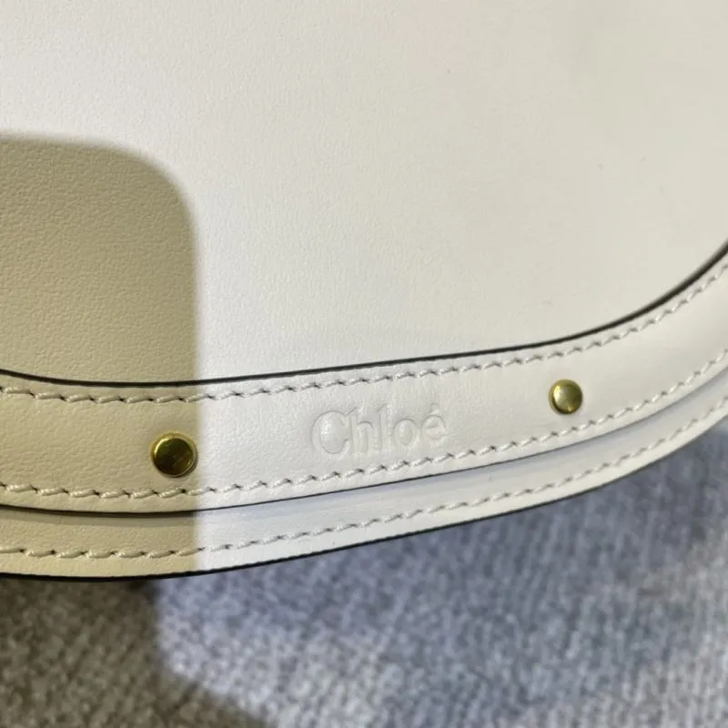 Chloe Cream Crossbody Satchel Bag - Image 5