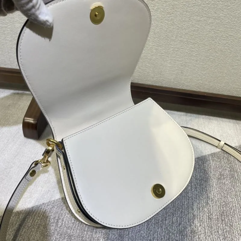 Chloe Cream Crossbody Satchel Bag - Image 6