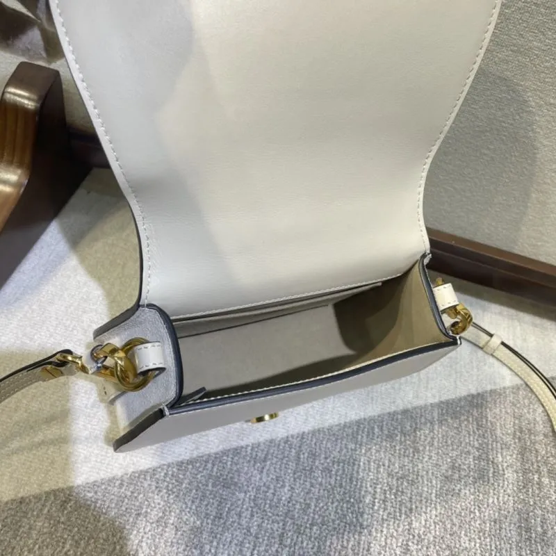 Chloe Cream Crossbody Satchel Bag - Image 8
