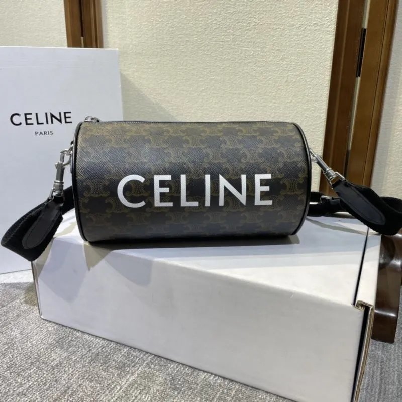 Celine Monogram Barrel Crossbody Bag
