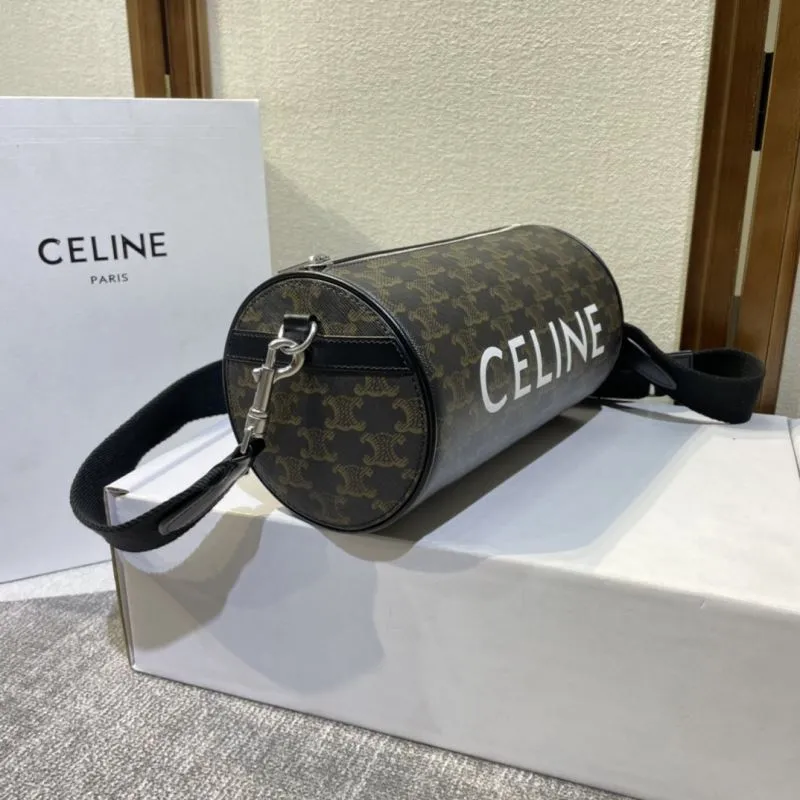 Alternative view of Celine Monogram Barrel Crossbody Bag