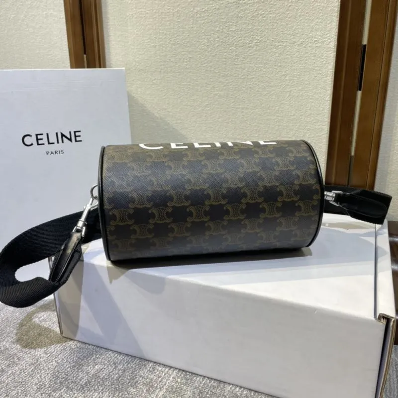 Celine Monogram Barrel Crossbody Bag - Image 4