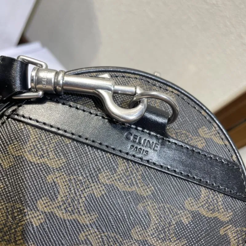 Celine Monogram Barrel Crossbody Bag - Image 6