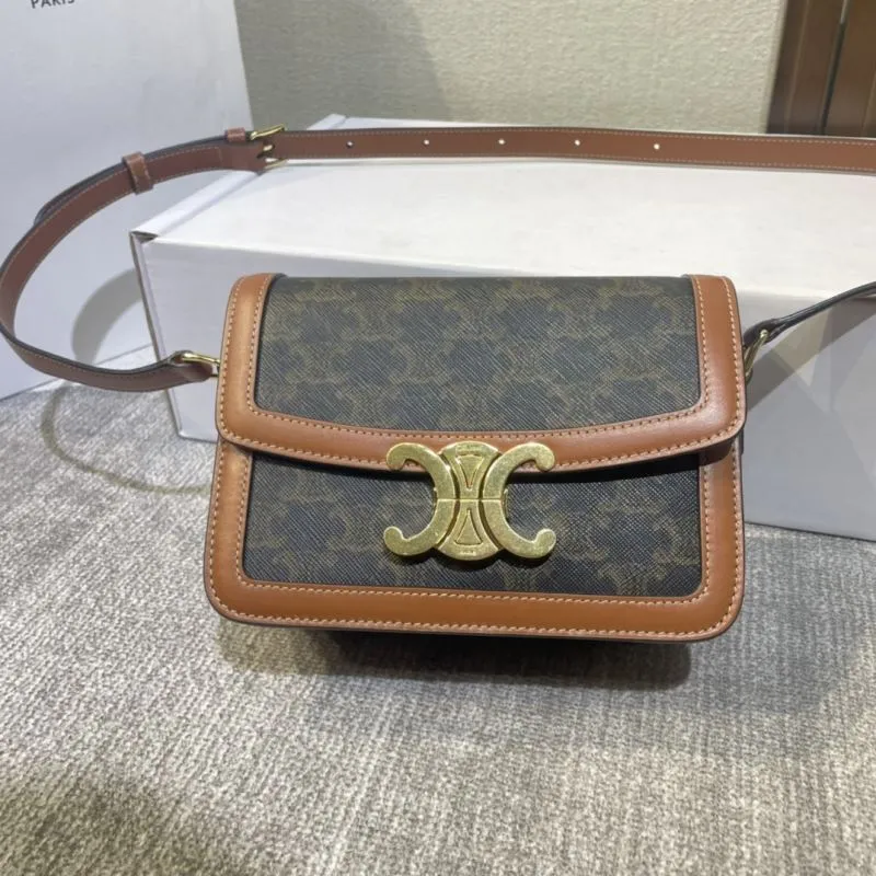 Celine Monogram Satchel Crossbody Bag 369