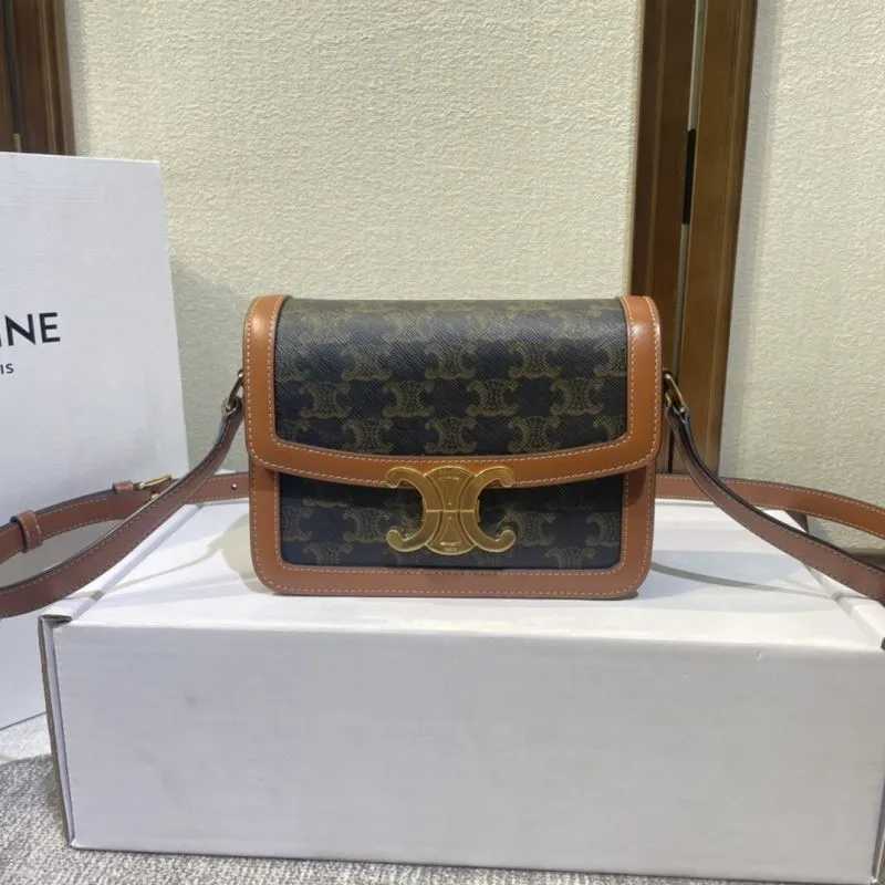 Alternative view of Celine Monogram Satchel Crossbody Bag 369