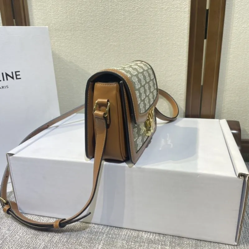 Alternative view of Celine Crossbody Satchel Bag 372