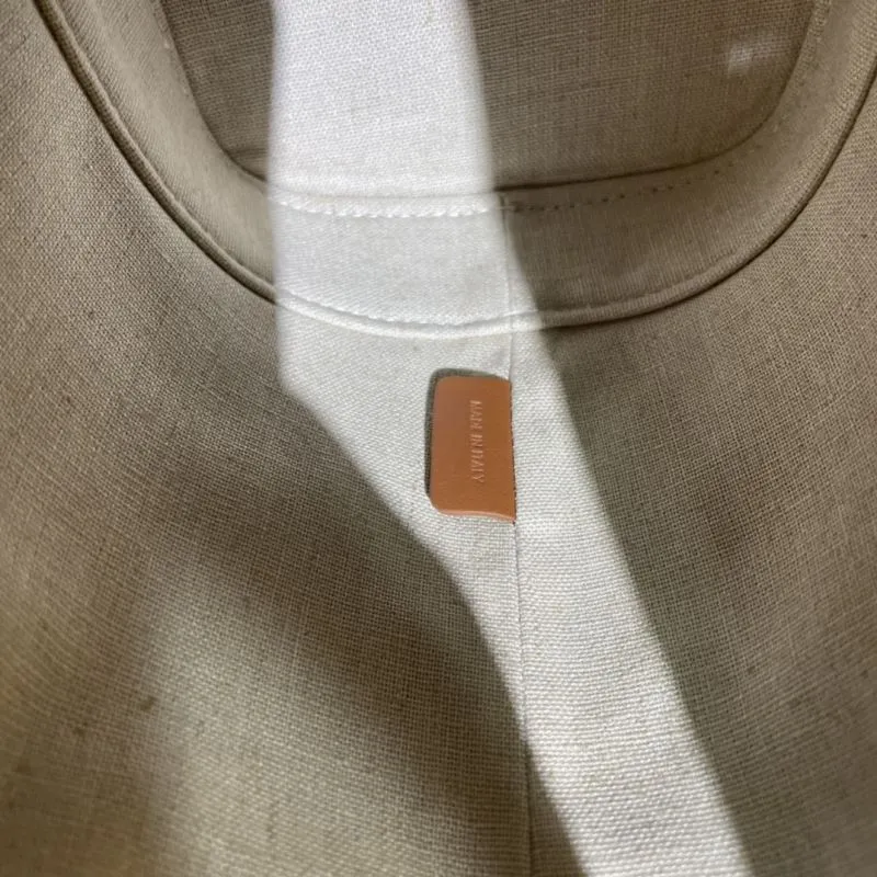 Celine Canvas Leather Bucket Bag 382 Beige Brown - Image 8