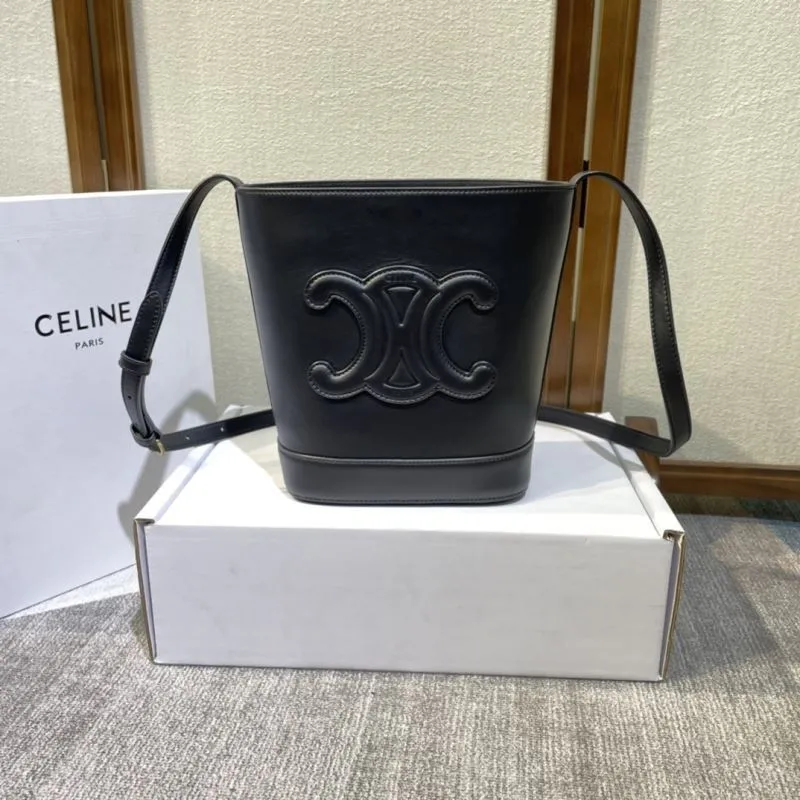 Celine Black Bucket Bag 383