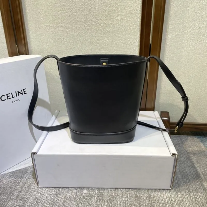 Celine Black Bucket Bag 383 - Image 3