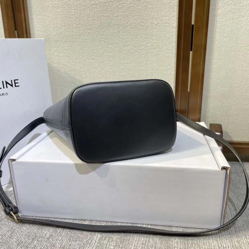 Celine Black Bucket Bag 383 - Image 4