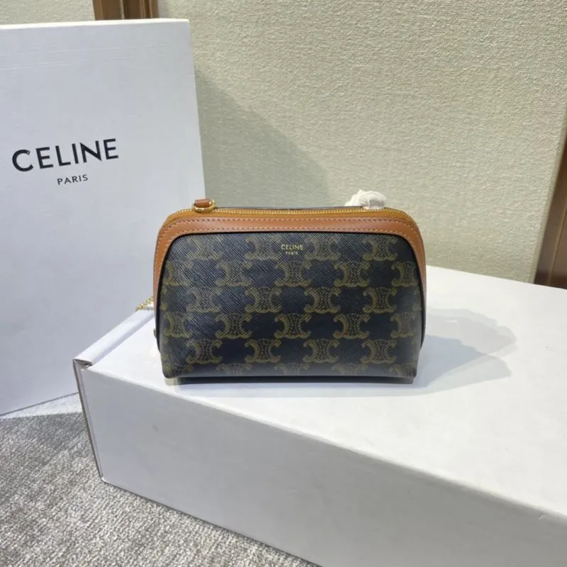 Celine Triomphe Chain Crossbody Bag 387