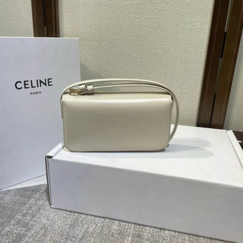Celine Cream Satchel Bag 391 - Image 4