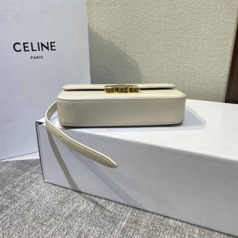 Celine Cream Satchel Bag 391 - Image 5