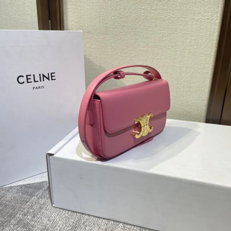 Celine Pink Satchel Bag 392 - Image 3