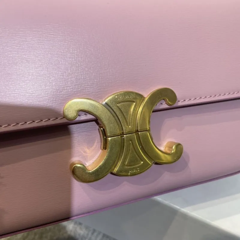 Celine Pink Satchel Bag 394 - Image 6