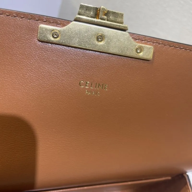 Celine Brown Monogram Satchel Bag - Image 8