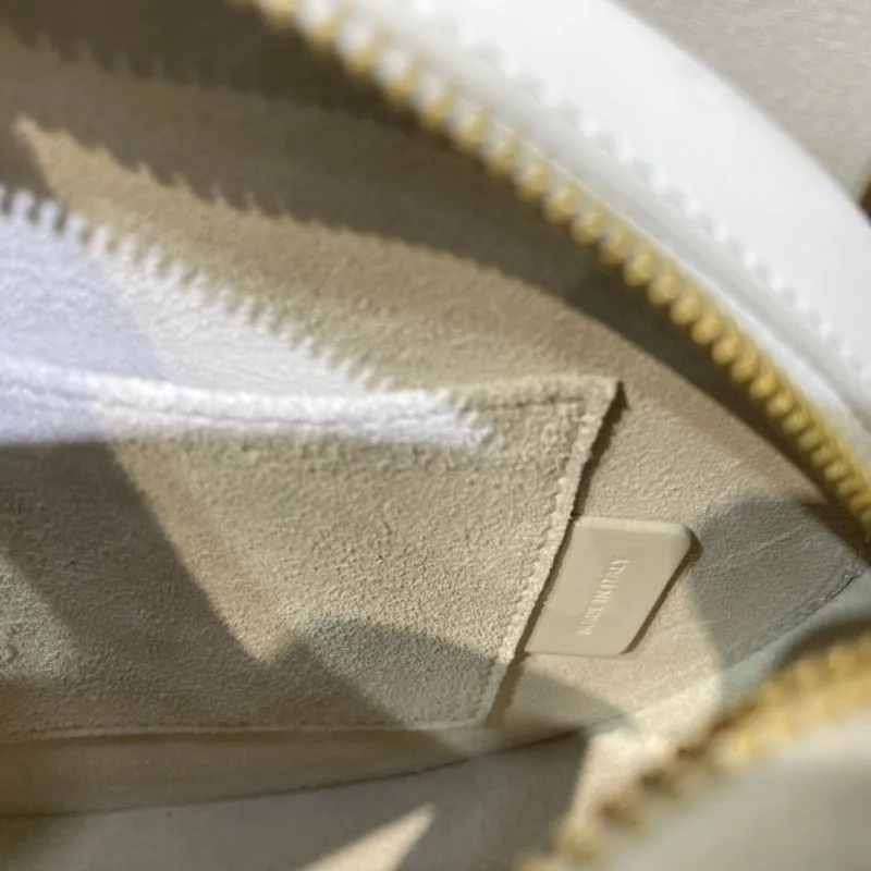 Celine White Round Crossbody Bag - Image 8