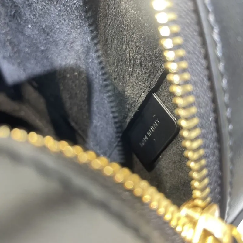 Celine Black Round Crossbody Satchel Bag - Image 8