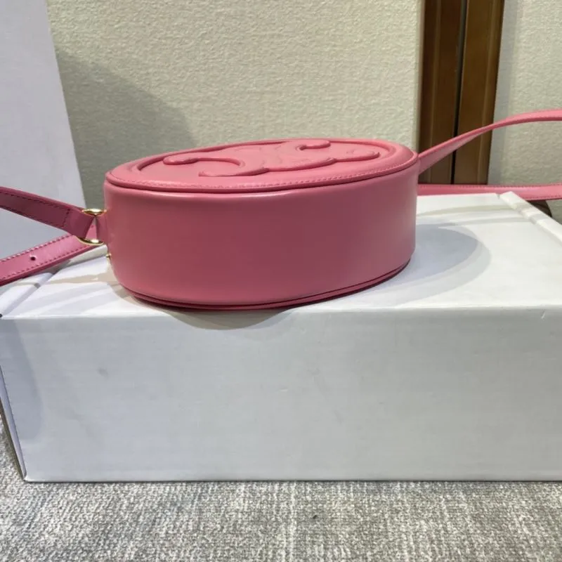 Celine Pink Round Crossbody Bag - Image 4