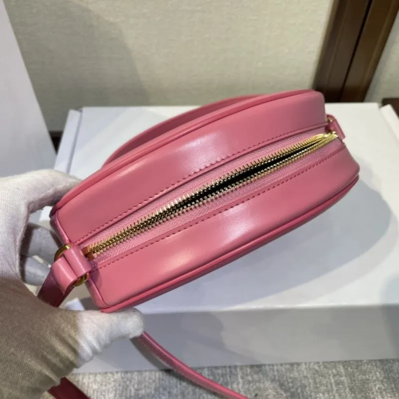 Celine Pink Round Crossbody Bag - Image 7