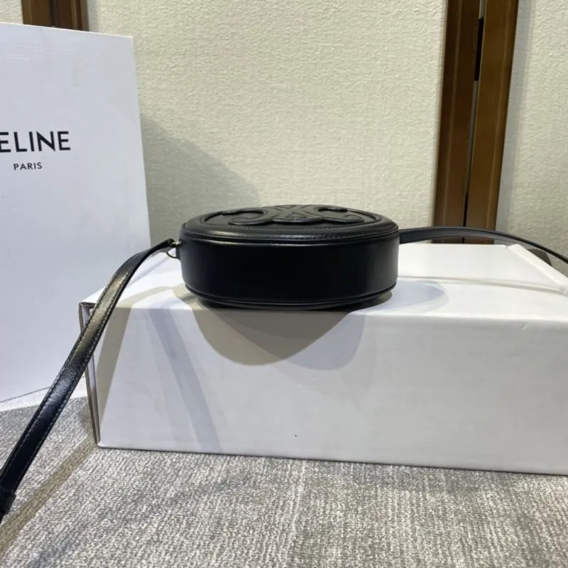 Alternative view of Celine Black Round Crossbody Bag 408