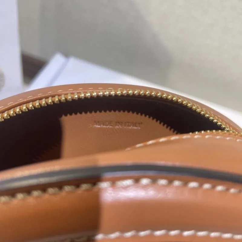 Celine Brown Round Crossbody Bag 410 - Image 8