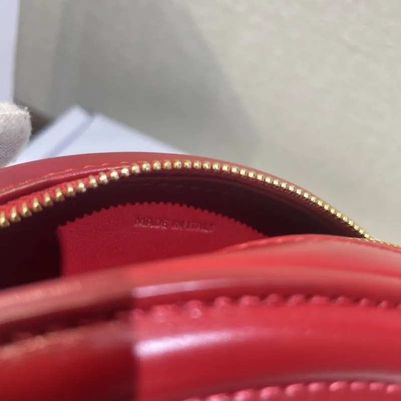 Celine Red Round Crossbody Bag 411 - Image 8