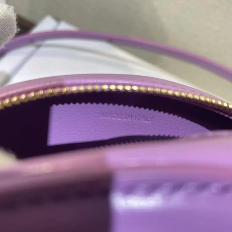 Celine Purple Round Crossbody Bag - Image 8