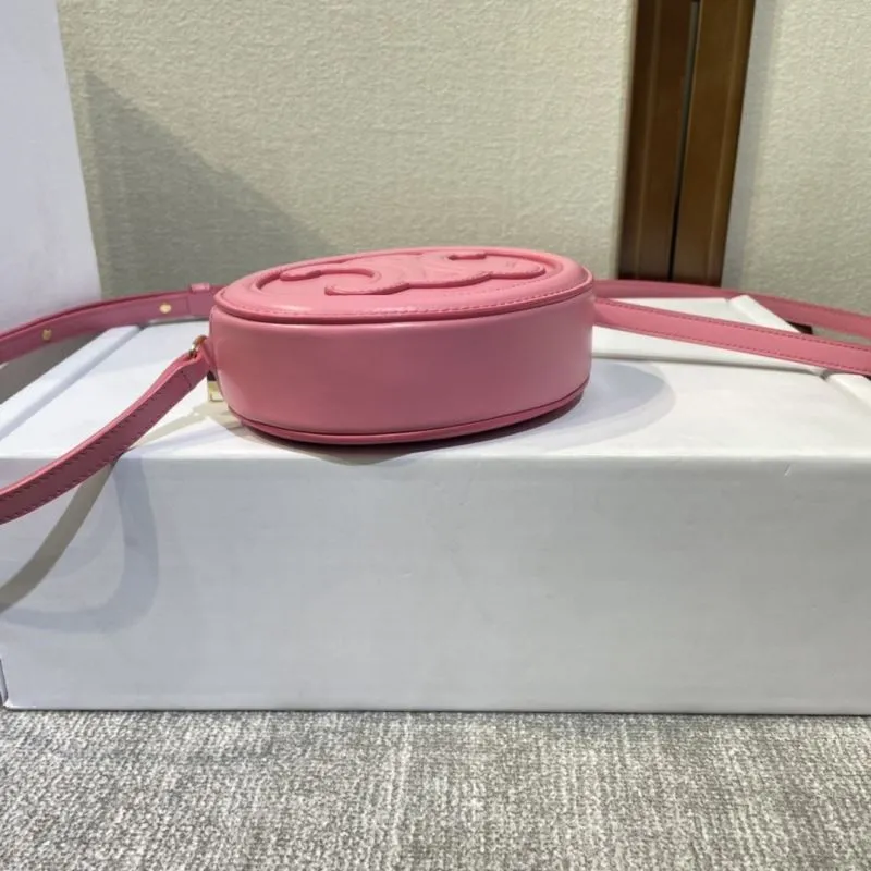 Celine Pink Round Crossbody Bag 414 - Image 3