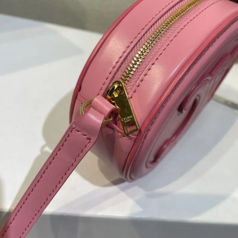 Celine Pink Round Crossbody Bag 414 - Image 6