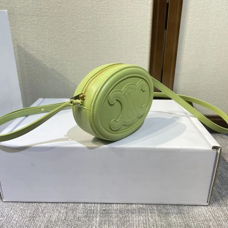 Alternative view of Celine 415 Pale Green Round Crossbody Bag