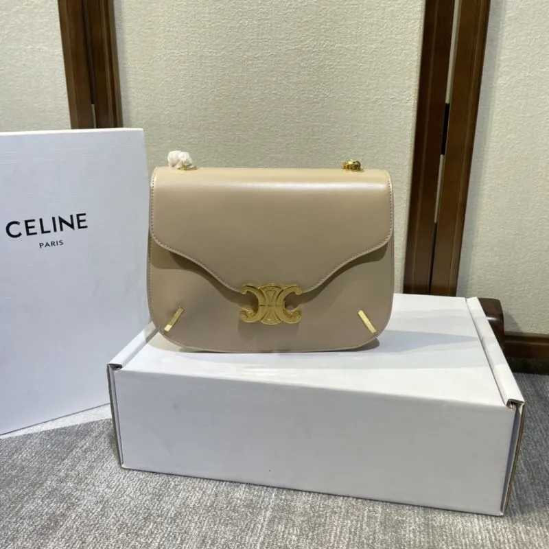 Celine Beige Satchel Bag 419