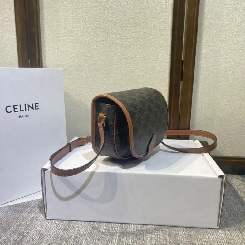 Alternative view of Celine Monogram Saddle Crossbody Bag 420