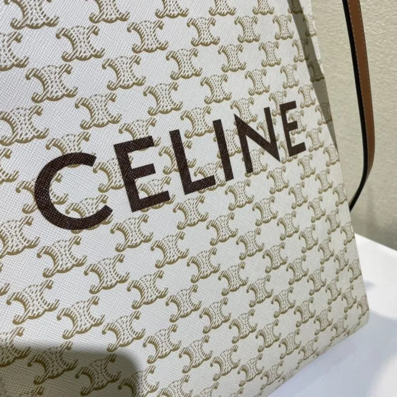 Celine Beige Monogram Tote Bag 426 - Image 4