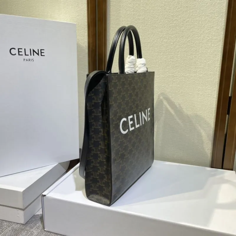 Alternative view of Celine Dark Brown Monogram Satchel Bag 427