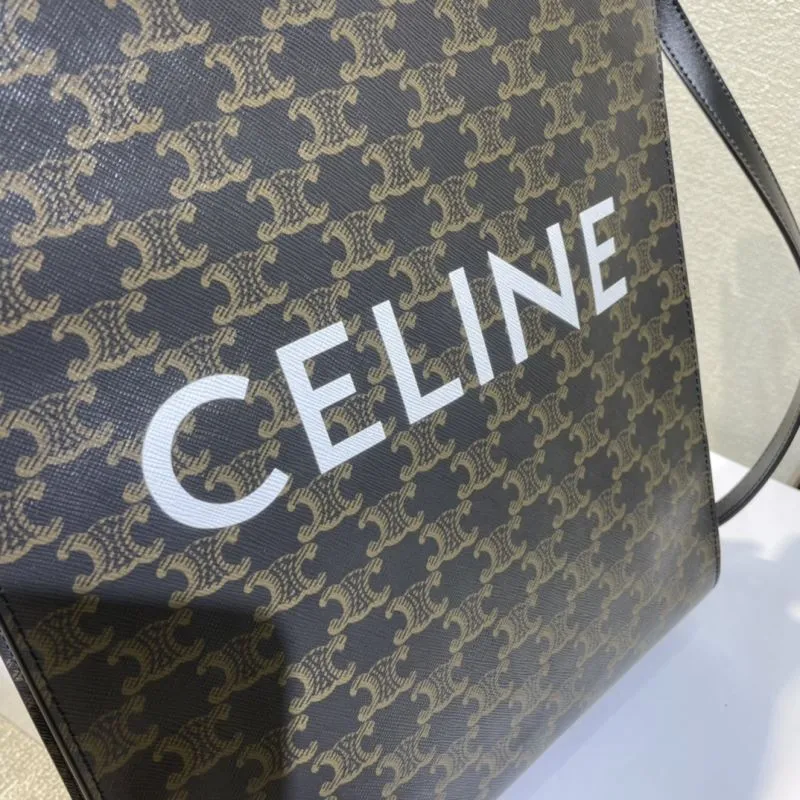 Celine Dark Brown Monogram Satchel Bag 427 - Image 5