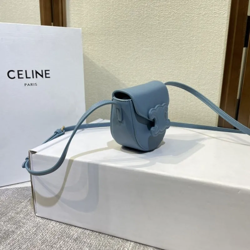 Alternative view of Celine Light Blue Mini Crossbody Bag 429
