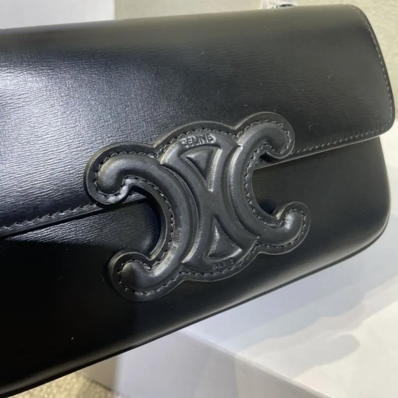 Celine Black Chain Satchel Bag 434 - Image 5