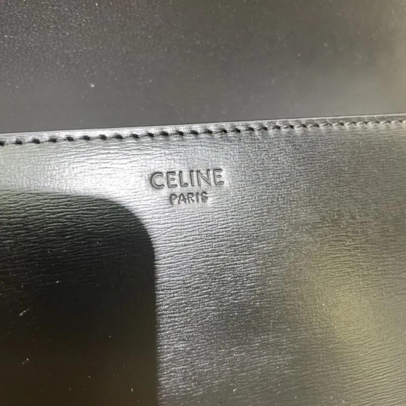 Celine Black Chain Satchel Bag 434 - Image 7
