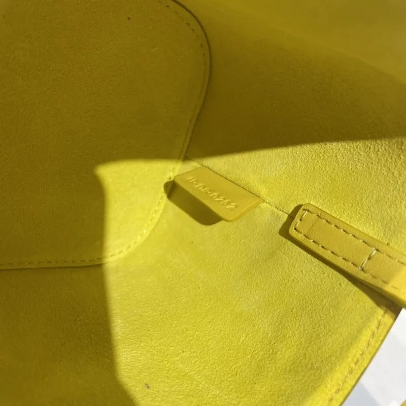 Celine Yellow Bucket Crossbody Bag 438 - Image 8