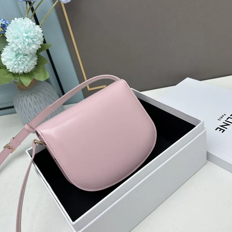 Celine Pink Satchel Crossbody Bag 452 - Image 3