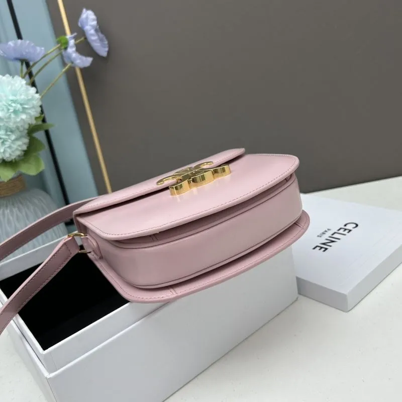 Celine Pink Satchel Crossbody Bag 452 - Image 4