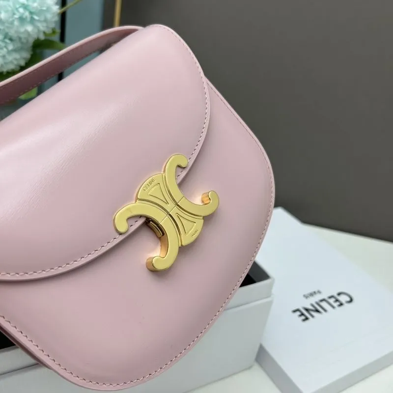 Celine Pink Satchel Crossbody Bag 452 - Image 5