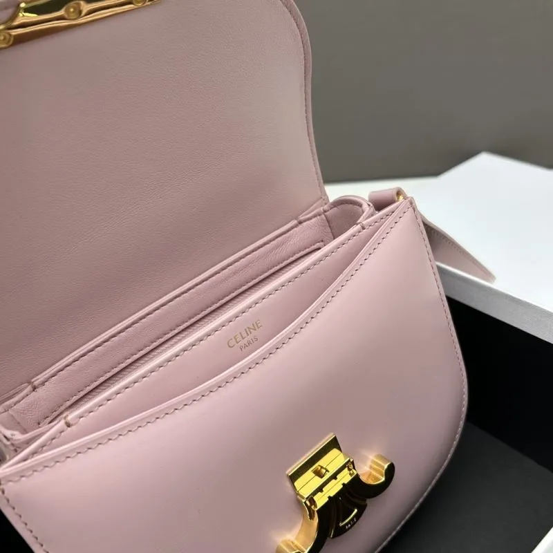 Celine Pink Satchel Crossbody Bag 452 - Image 8