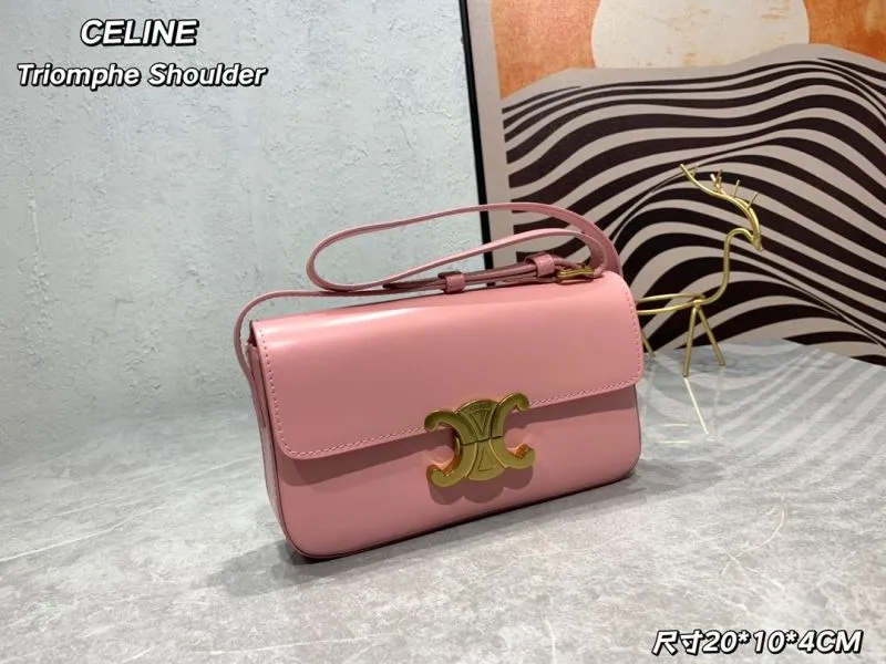 Alternative view of Celine Pink Triomphe Shoulder Bag