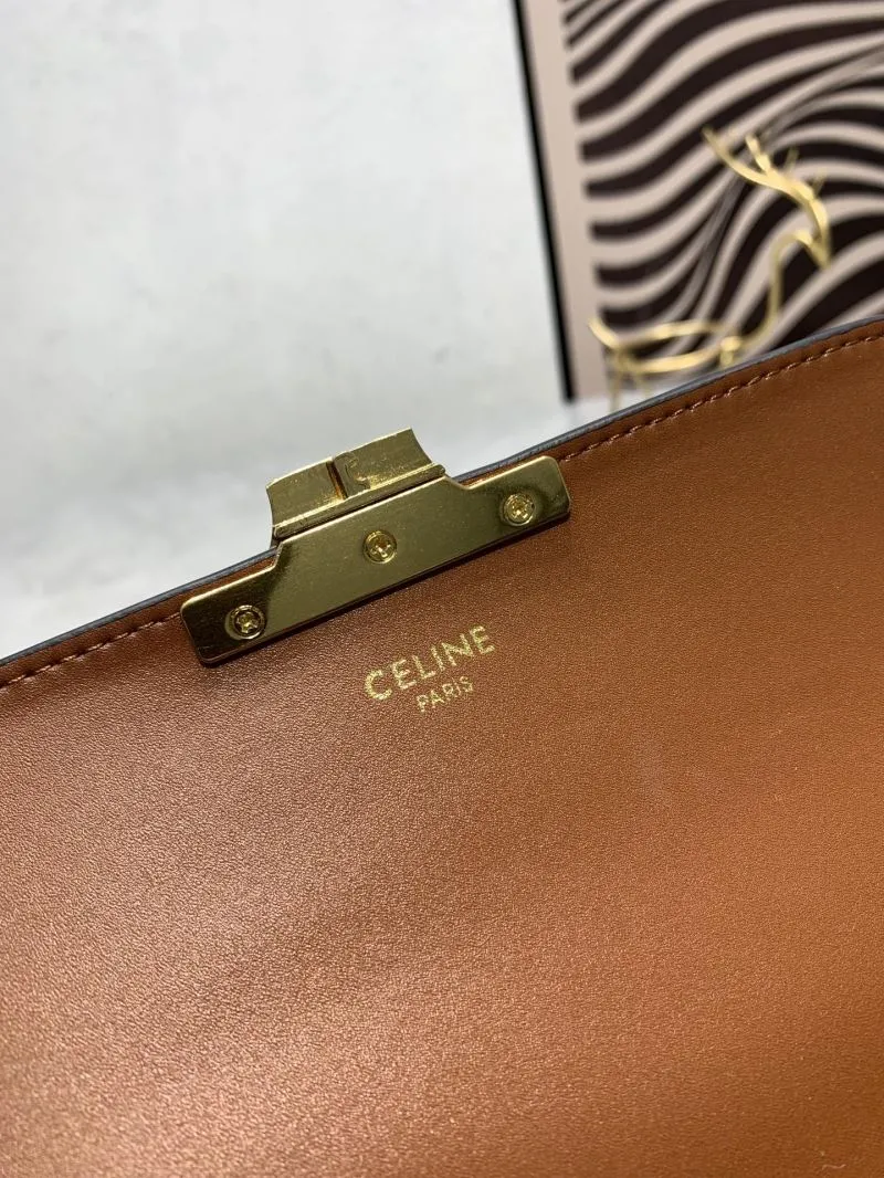 Celine Triomphe Monogram Shoulder Bag 20x10x4cm - Image 9