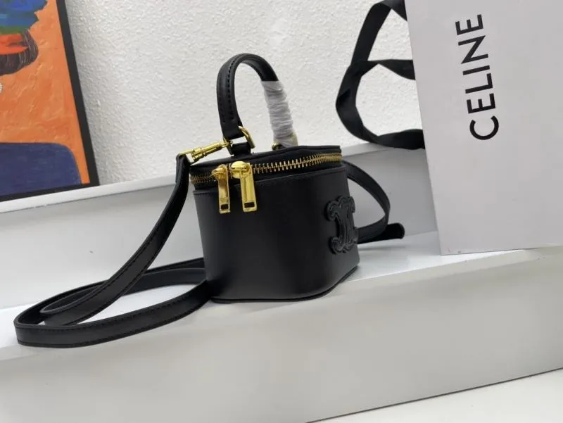 Celine Black Mini Crossbody Bag CL8080 - Image 4