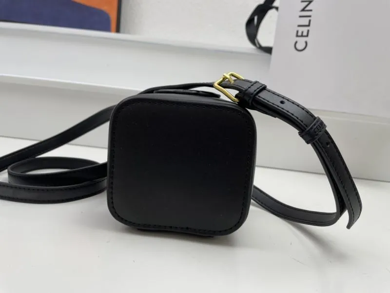 Celine Black Mini Crossbody Bag CL8080 - Image 7