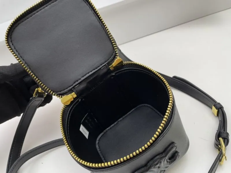 Celine Black Mini Crossbody Bag CL8080 - Image 8