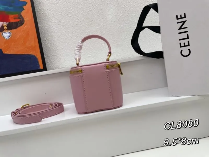Alternative view of Celine Pink Mini Satchel Bag CL8080
